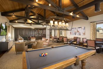 Billiards Game Room at 55+ FountainGlen  Jacaranda, Fullerton
